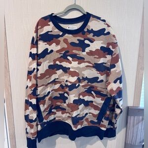 Champion Men's Camo Crewneck Sweater